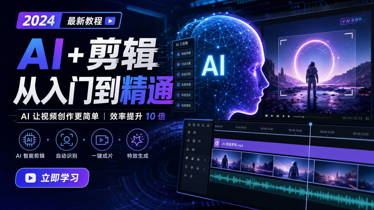 国产主播AI剪辑传媒教程